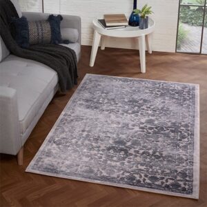 Arabella Windsor 120x170cm Damask Pattern Rug In Blue