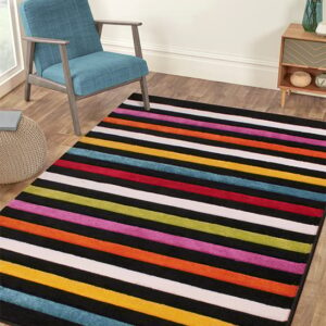 Spectra Carved 80x150cm Stilo Rug In Multi-Colour