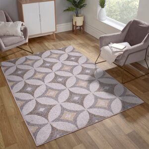 Spirit 66x230cm Star Design Rug In Ochre